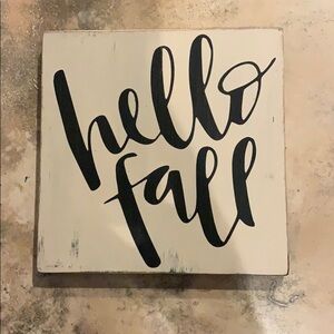 Handmade painted Fall decor